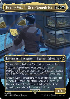 Henry Wu, InGen Geneticist (0037) (Borderless) - Foil Emblem