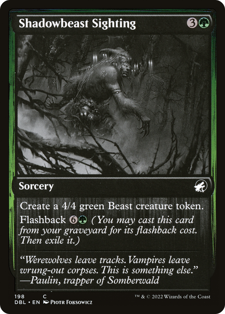 Shadowbeast Sighting - Foil