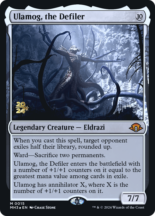 Ulamog, the Defiler (0015) (Prerelease) - Foil