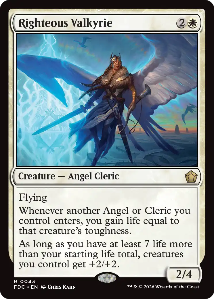 Righteous Valkyrie (FDC)