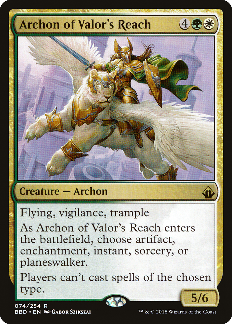 Archon of Valor's Reach - Foil