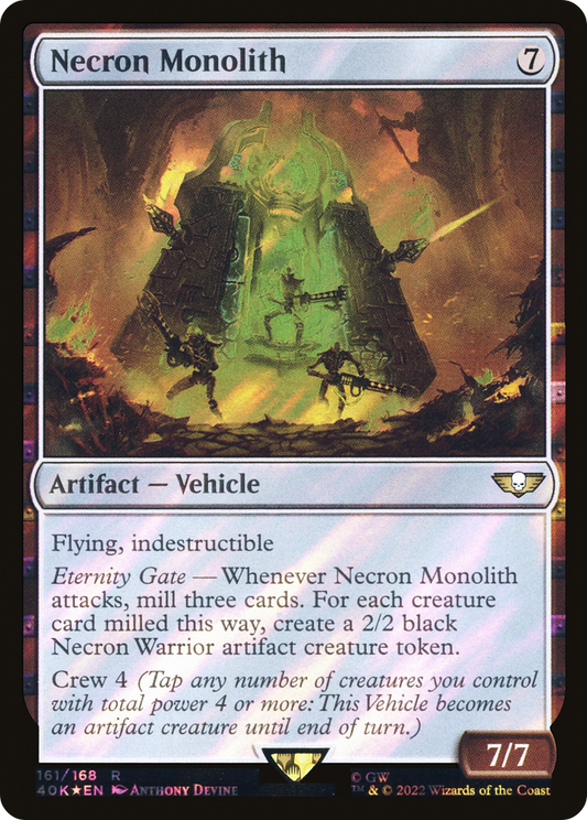 Necron Monolith - Surge Foil