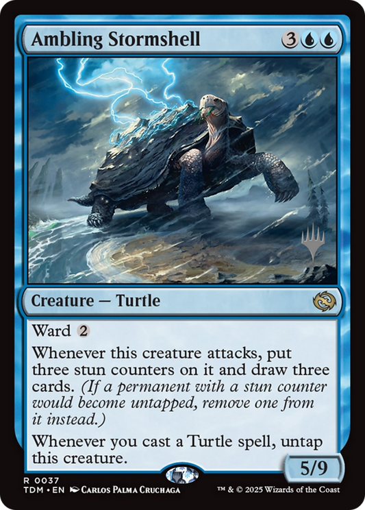 Ambling Stormshell (0037) (Promo Pack) - Foil