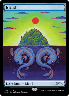 Island (386) (Textless) - Foil