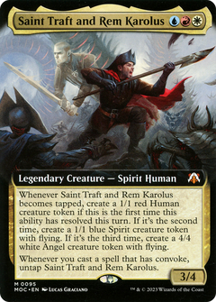 Saint Traft and Rem Karolus (0095) (Extended Art)