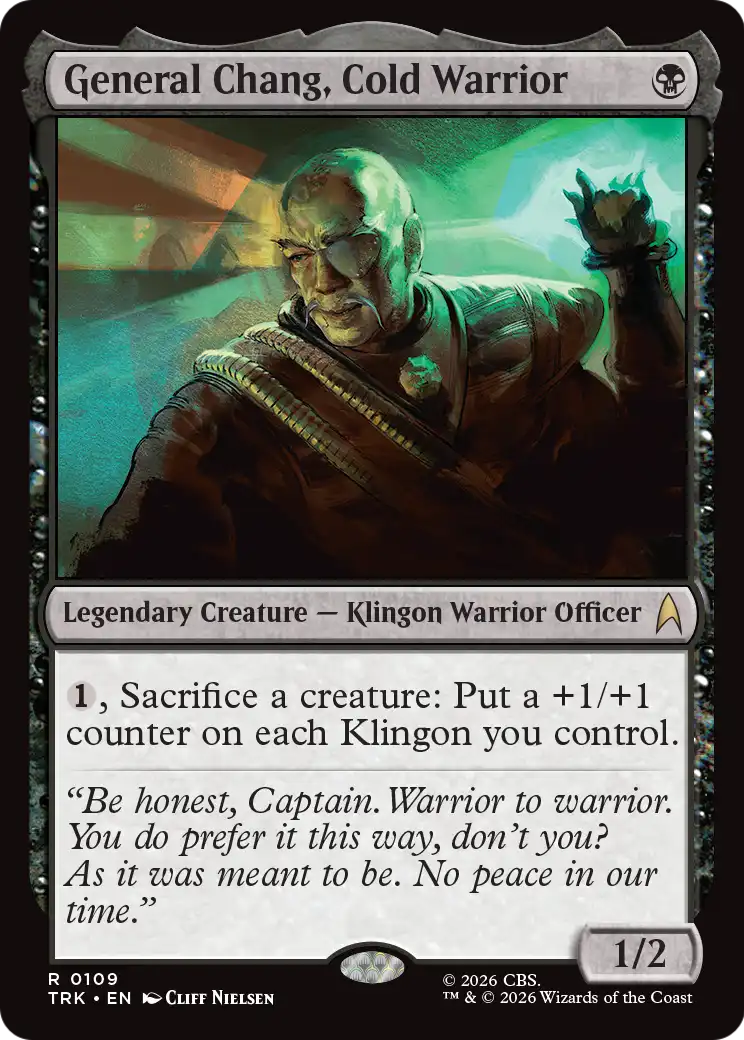 General Chang, Cold Warrior (TRK) - Foil