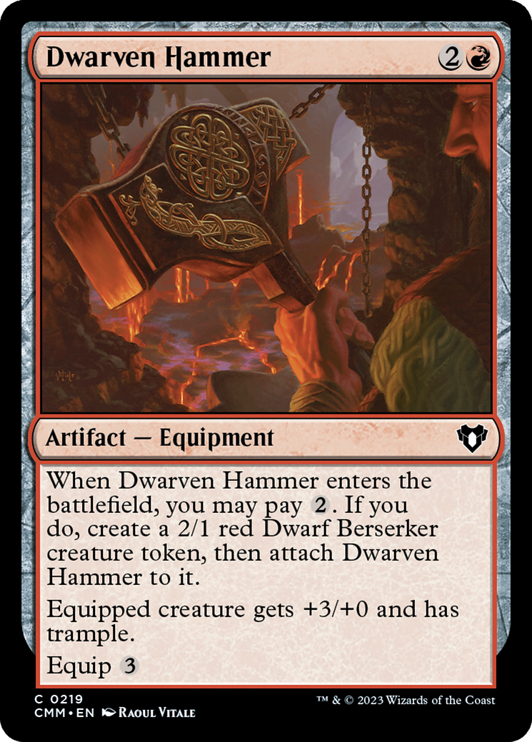 Dwarven Hammer - Foil