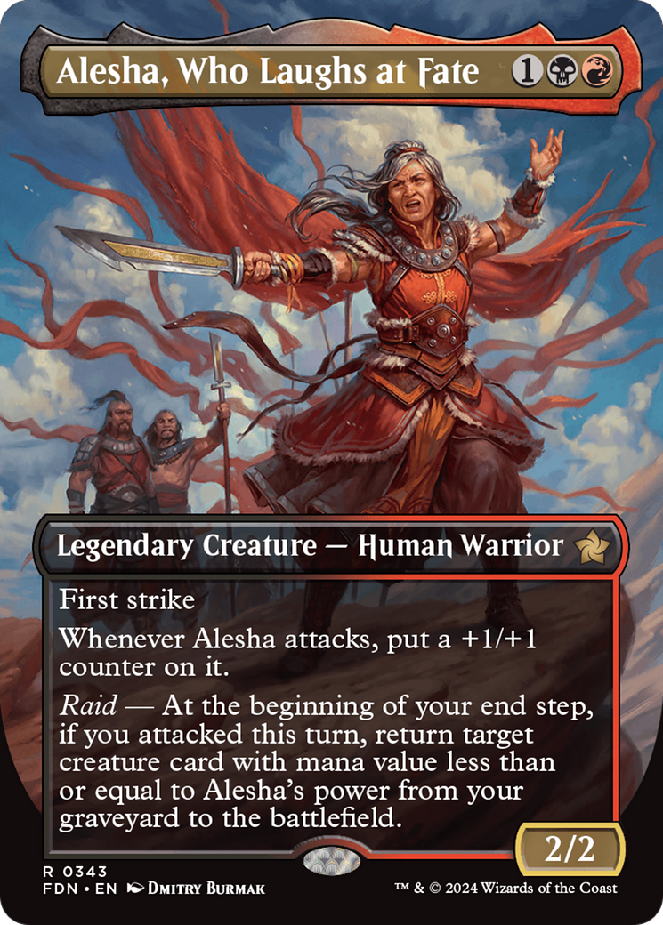 Alesha, Who Laughs at Fate (0343) (Borderless) - Foil