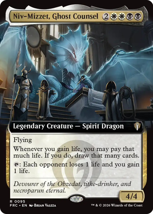 Niv-Mizzet, Ghost Counsel (0095) (Extended Art) (FRC)