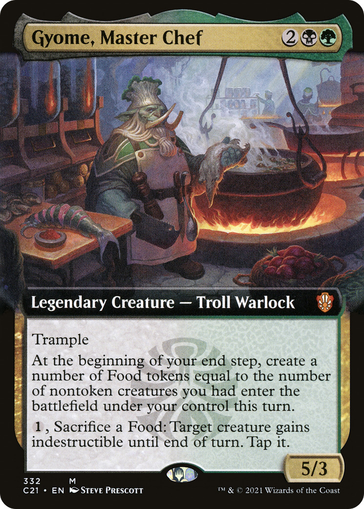 Gyome, Master Chef (332) (Extended Art)
