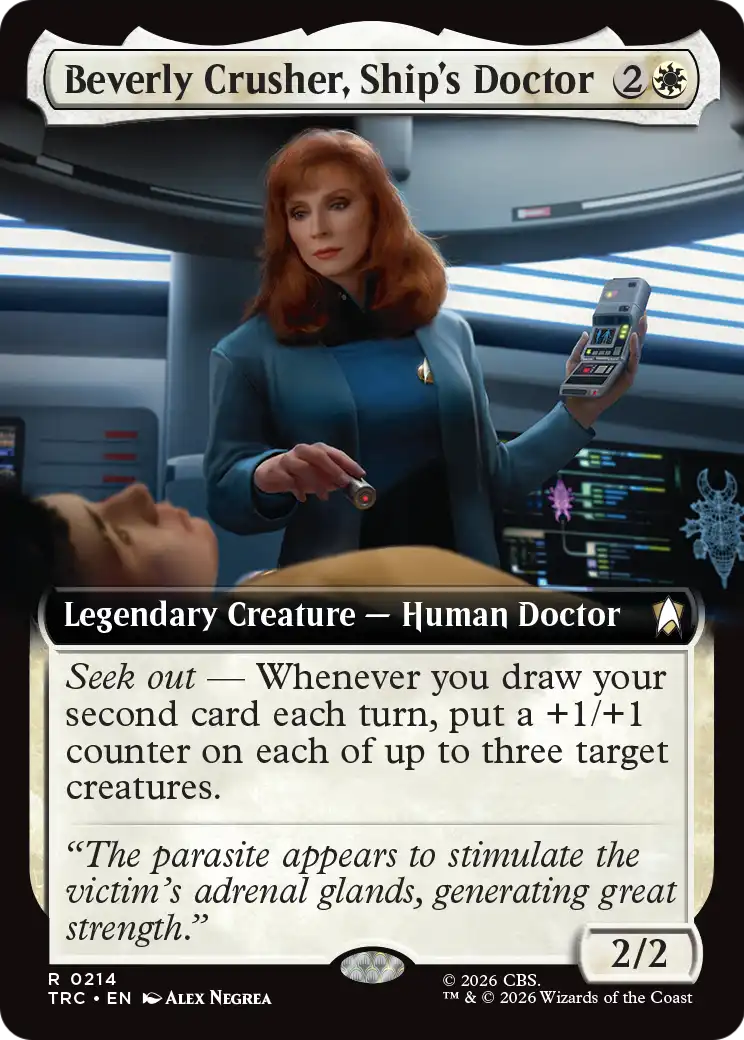 Beverly Crusher, Ship's Doctor (0214) (Extended Art) (TRC)