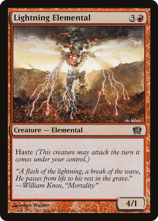 Lightning Elemental - Foil