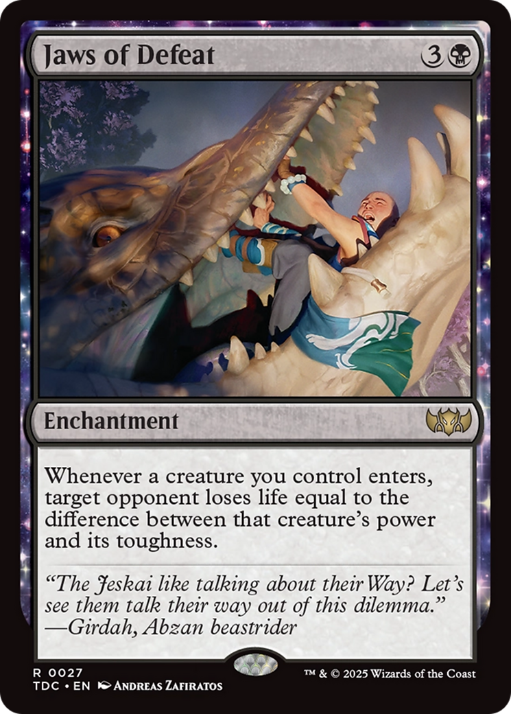 Jaws of Defeat