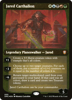 Jared Carthalion (050) (Display Commander) (Thick Stock) - Foil Etched