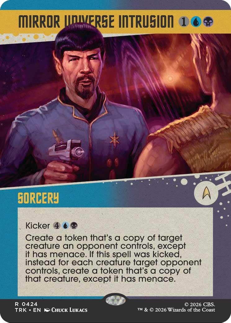 Mirror Universe Intrusion (0424) (Showcase) (TRK) - Foil