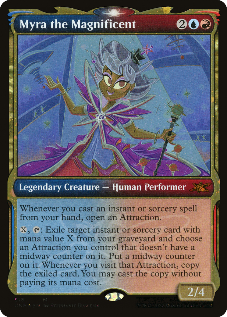 Myra the Magnificent (518) (Showcase) - Galaxy Foil