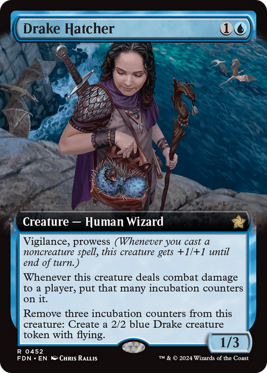 Drake Hatcher (0452) (Extended Art) - Foil