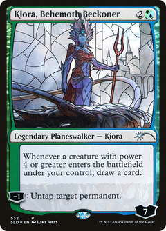 Kiora, Behemoth Beckoner (532) (Showcase) - Foil