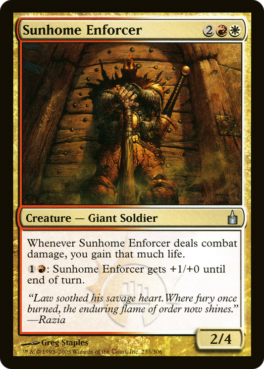 Sunhome Enforcer - Foil