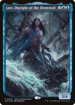 Lier, Disciple of the Drowned (0020) (Store Championship) (Textless) - Foil