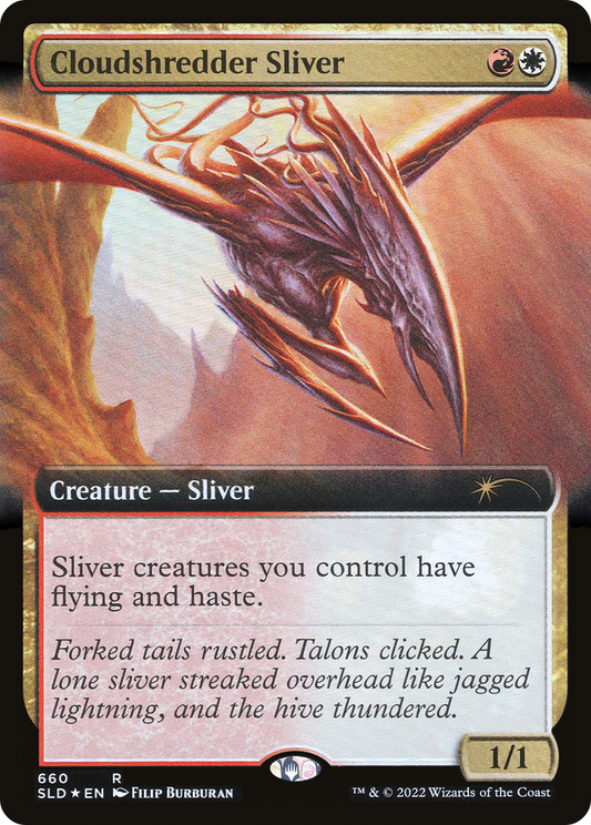 Cloudshredder Sliver (660) (Extended Art) - Foil
