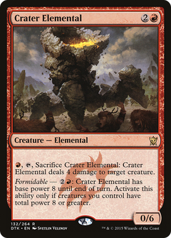 Crater Elemental - Foil