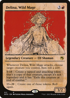 Delina, Wild Mage (317) (Showcase) - Foil
