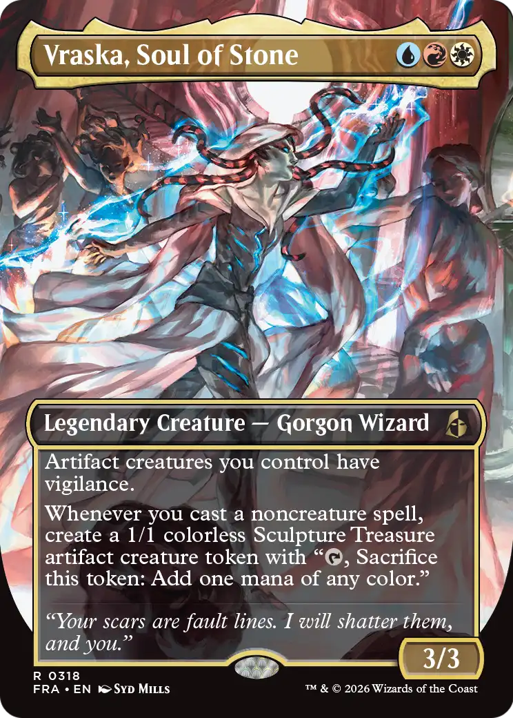 Vraska, Soul of Stone (0318) (Borderless) (FRA) - Foil