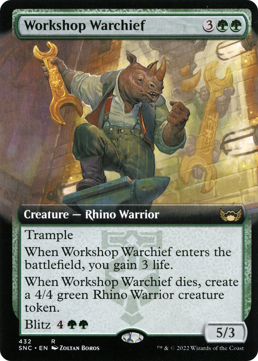 Workshop Warchief (432) (Extended Art) - Foil