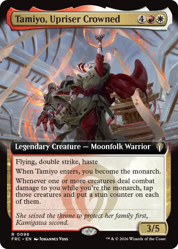 Tamiyo, Upriser Crowned (0096) (Extended Art) (FRC)