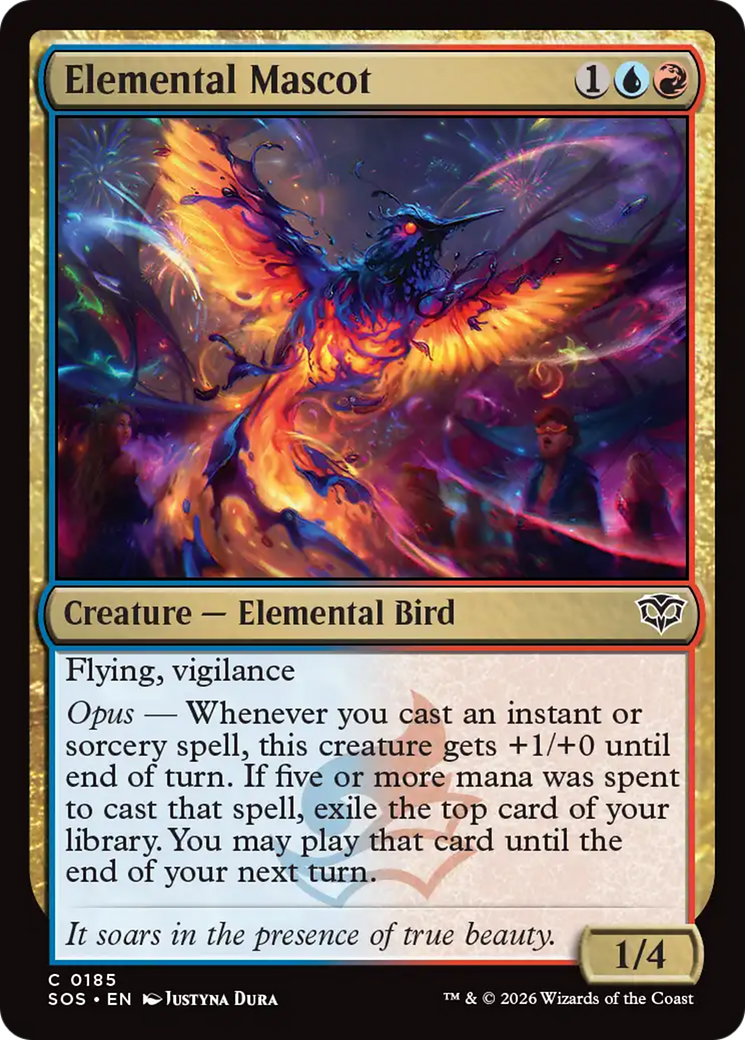 Elemental Mascot (0185) (SOS) - Foil