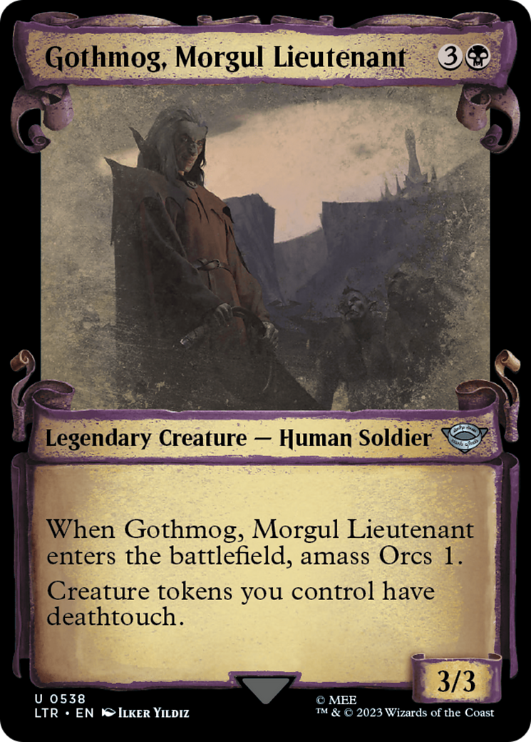 Gothmog, Morgul Lieutenant (0538) (Showcase) - Silver Foil