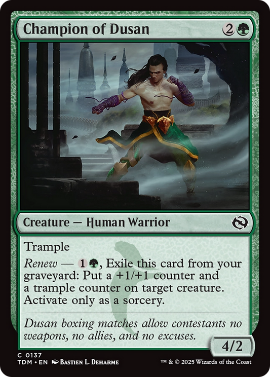 Champion of Dusan - Foil