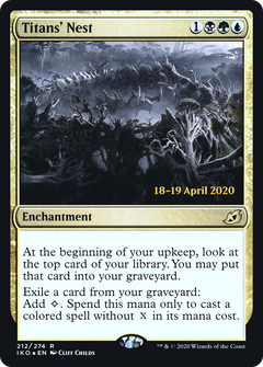 Titans' Nest (212) (Prerelease) - Foil