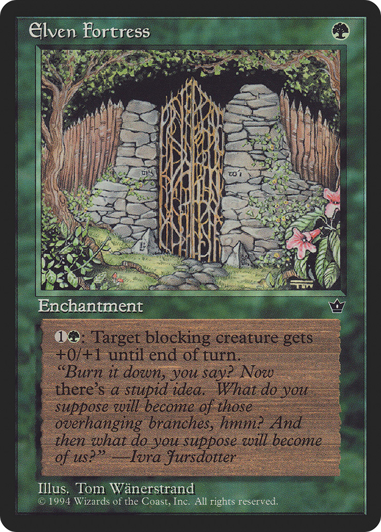 Elven Fortress (Illus. Tom Wanerstrand)