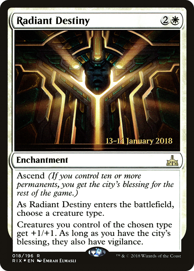 Radiant Destiny (018) (Prerelease) - Foil