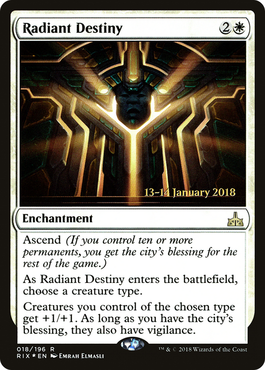 Radiant Destiny (018) (Prerelease) - Foil
