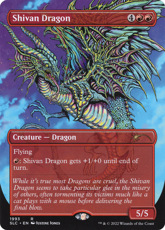 Shivan Dragon (1993) (Borderless)