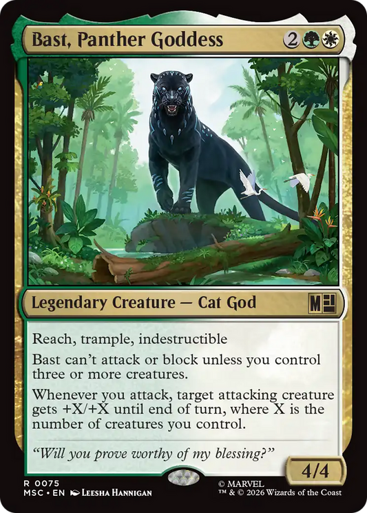 Bast, Panther Goddess (MSC) - Surge Foil