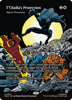 T'Challa's Protection [Teferi's Protection] (0051) (Borderless) (MAR) - Foil