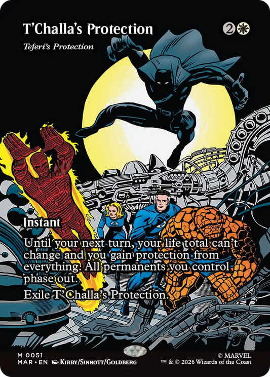 T'Challa's Protection [Teferi's Protection] (0051) (Borderless) (MAR)