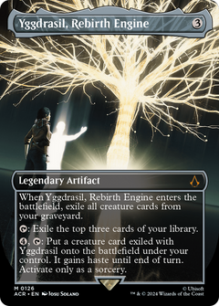 Yggdrasil, Rebirth Engine (0126) (Borderless) - Foil