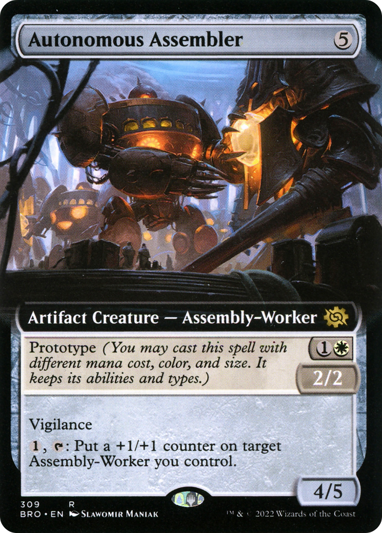 Autonomous Assembler (309) (Extended Art) - Foil