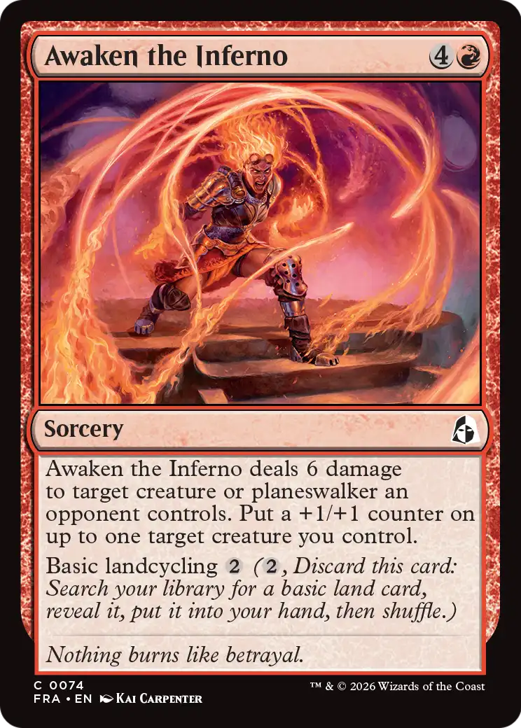 Awaken the Inferno (FRA) - Foil