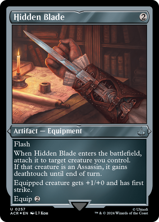 Hidden Blade (0257) - Foil Etched
