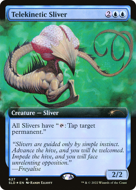 Telekinetic Sliver (627) (Extended Art) - Foil