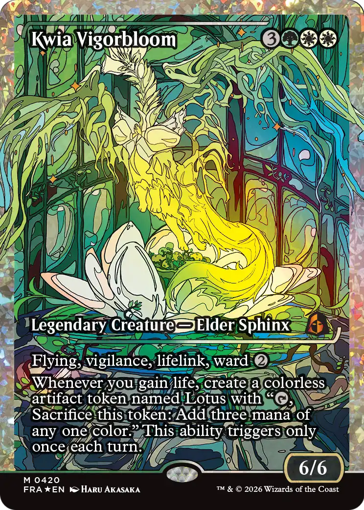 Kwia Vigorbloom (0420) (Showcase) (FRA) - Facet Foil