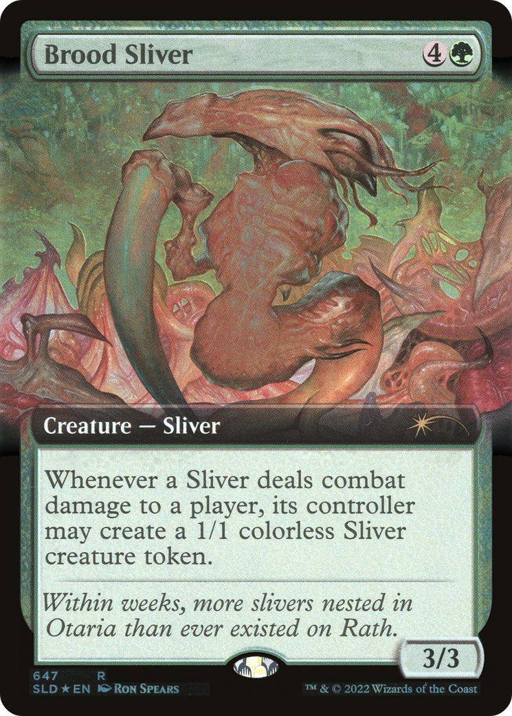 Brood Sliver (647) (Extended Art) - Foil