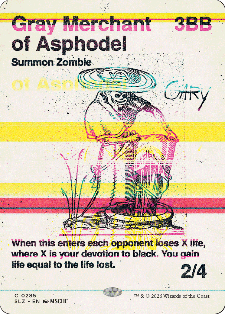 Gray Merchant of Asphodel (0285) (Showcase) (SLZ)