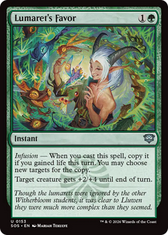 Lumaret's Favor (0153) (SOS) - Foil